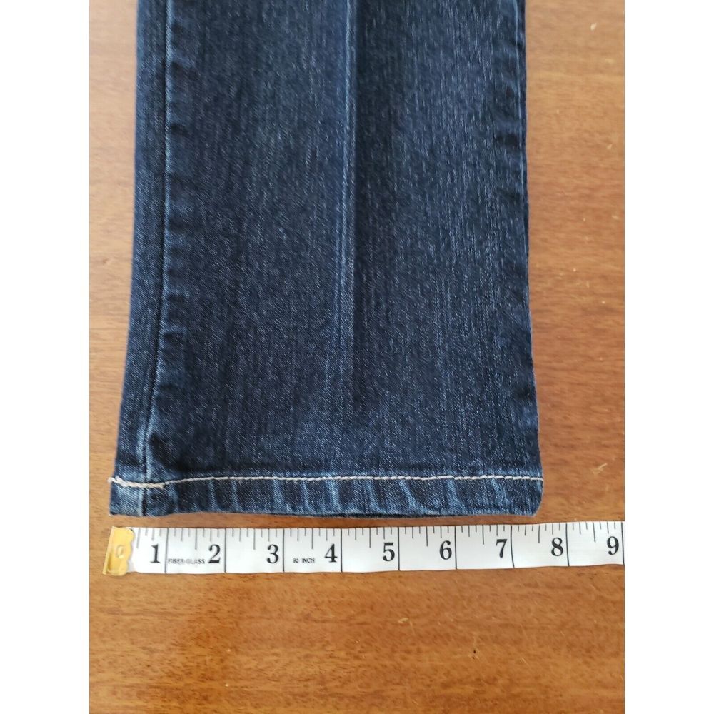 Vtg Gloria Vanderbilt Amanda Jeans Sz 6‎ Average Highwaist Blue Faux Rhinestones - Picture 10 of 10